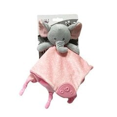 Плюшевый коврик 25 см, розовый слон цена и информация | Игрушки для малышей | kaup24.ee