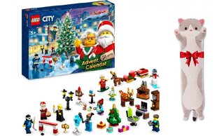 60381 LEGO City advendikalender ja padjakass цена и информация | Конструкторы и кубики | kaup24.ee