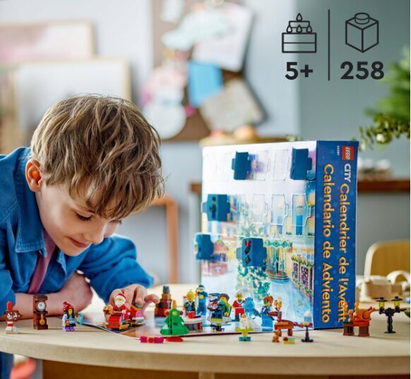 60381 LEGO City advendikalender ja padjakass hind ja info | Klotsid ja konstruktorid | kaup24.ee