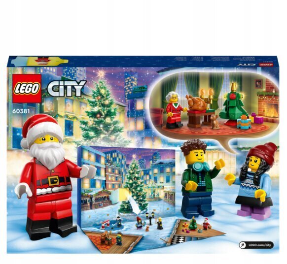 60381 LEGO City advendikalender ja padjakass hind ja info | Klotsid ja konstruktorid | kaup24.ee