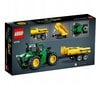 42136 LEGO Technic John Deere traktori 4WD ja pehme padi Cat, 50 cm цена и информация | Klotsid ja konstruktorid | kaup24.ee