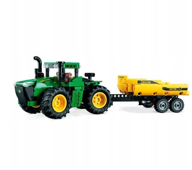 42136 LEGO Technic John Deere traktori 4WD ja pehme padi Cat, 50 cm цена и информация | Klotsid ja konstruktorid | kaup24.ee