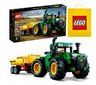 42136 LEGO Technic John Deere traktori 4WD ja pehme padi Cat, 50 cm цена и информация | Klotsid ja konstruktorid | kaup24.ee