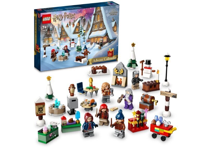 76418 LEGO Harry Potteri advendikalender ja plüüsist padjakass, 50 cm hind ja info | Klotsid ja konstruktorid | kaup24.ee