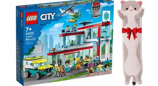 60330 LEGO® City haigla ja plüüsist padjakass hind ja info | Klotsid ja konstruktorid | kaup24.ee