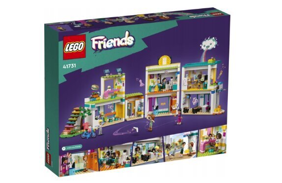 41731 LEGO Friends Heartlake'i rahvusvaheline kool ja plüüsist padjakass hind ja info | Klotsid ja konstruktorid | kaup24.ee