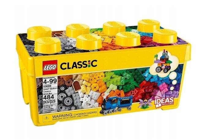 10696 LEGO Classic Creative Bricks Medium Box ja Palus padjakass hind ja info | Klotsid ja konstruktorid | kaup24.ee