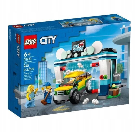 60362 LEGO City paberist autopesula 6315792 LEGO VP kott ja pehme padjakass цена и информация | Klotsid ja konstruktorid | kaup24.ee