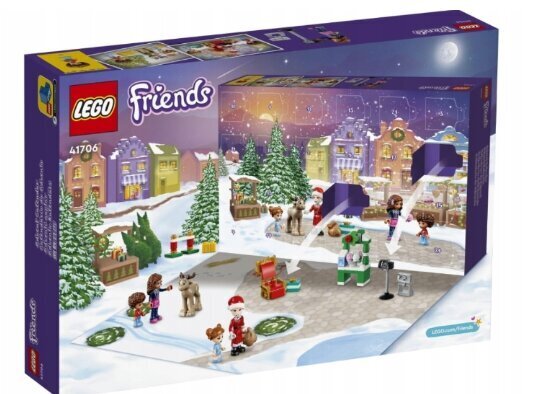 41706 LEGO Friendsi advendikalender ja pehme padjakass hind ja info | Klotsid ja konstruktorid | kaup24.ee