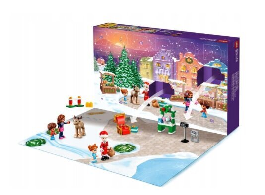 41706 LEGO Friendsi advendikalender ja pehme padjakass hind ja info | Klotsid ja konstruktorid | kaup24.ee