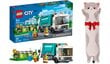 60386110 LEGO City taaskasutusauto ja kassi plüüsist padi hind ja info | Klotsid ja konstruktorid | kaup24.ee