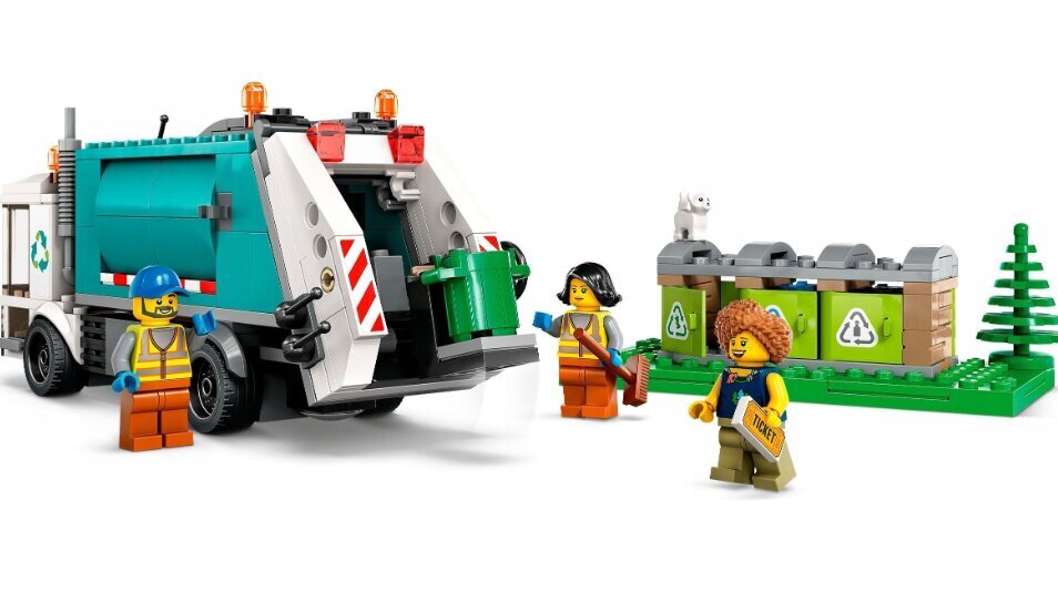 60386110 LEGO City taaskasutusauto ja kassi plüüsist padi hind ja info | Klotsid ja konstruktorid | kaup24.ee