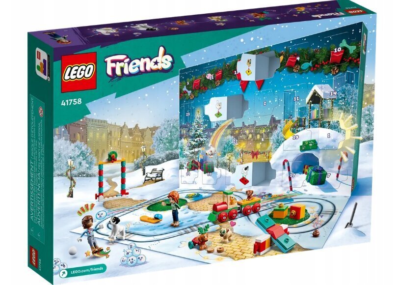 417590 LEGO Friends advendikalender ja plüüsist padi Kass hind ja info | Klotsid ja konstruktorid | kaup24.ee