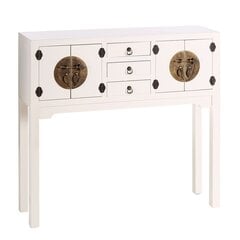 Мебель для прихожей 112,5 x 43,5 x 80 cm Металл Деревянный Белый цена и информация | Столы-консоли | kaup24.ee