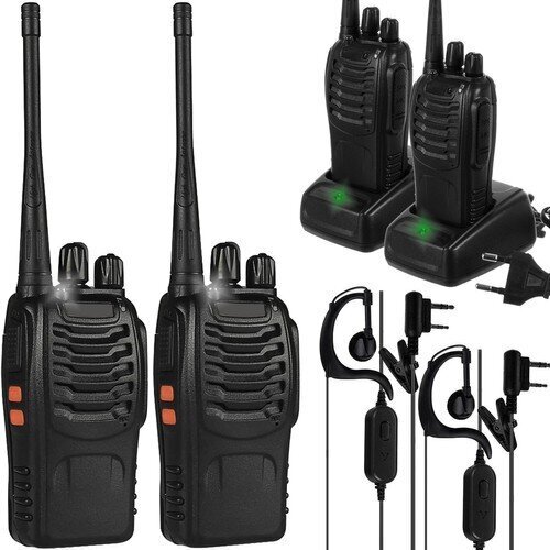 Raadiosaatja komplekt Walkie talkie цена и информация | Jahindustarbed | kaup24.ee