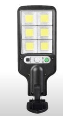 Светодиодный уличный светильник jx-616b с солнечной батареей, черный цена и информация | Уличное освещение | kaup24.ee