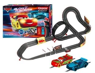 Auto rööbastee Cars Glow Racers 6.2m цена и информация | Игрушки для мальчиков | kaup24.ee