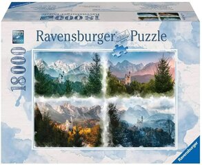 Puzzle Ravensburger Neuschwansteini loss, 18000 tk. hind ja info | Pusled | kaup24.ee