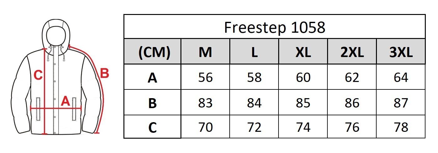 Jope meestele Freestep 1058 цена и информация | Meeste joped | kaup24.ee