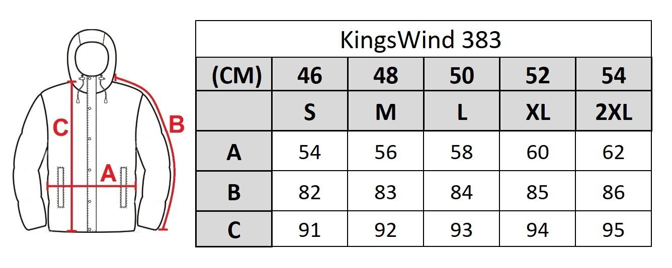 Jope meestele Kings Wind 383, sinine цена и информация | Meeste joped | kaup24.ee