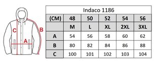 Jope meestele Indaco 1186, must hind ja info | Meeste joped | kaup24.ee