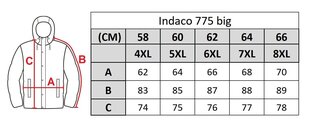 Jope meestele Indaco 775 big, sinine hind ja info | Meeste joped | kaup24.ee