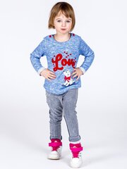 Džemper tüdrukutele Toontoy TY-BL-9489.36 2016101008522, sinine hind ja info | Tüdrukute kampsunid, vestid ja jakid | kaup24.ee