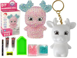 Glitter loominguline komplekt Diy Diamonds Doll, roosa hind ja info | Arendavad mänguasjad | kaup24.ee