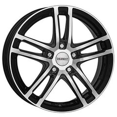 Dezent Tz Black/polished lip 7.0R16 5X108/48 70.1 цена и информация | Литые диски | kaup24.ee