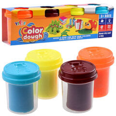 Пластик, 4 цветных стаканчика цена и информация | Принадлежности для рисования, лепки | kaup24.ee