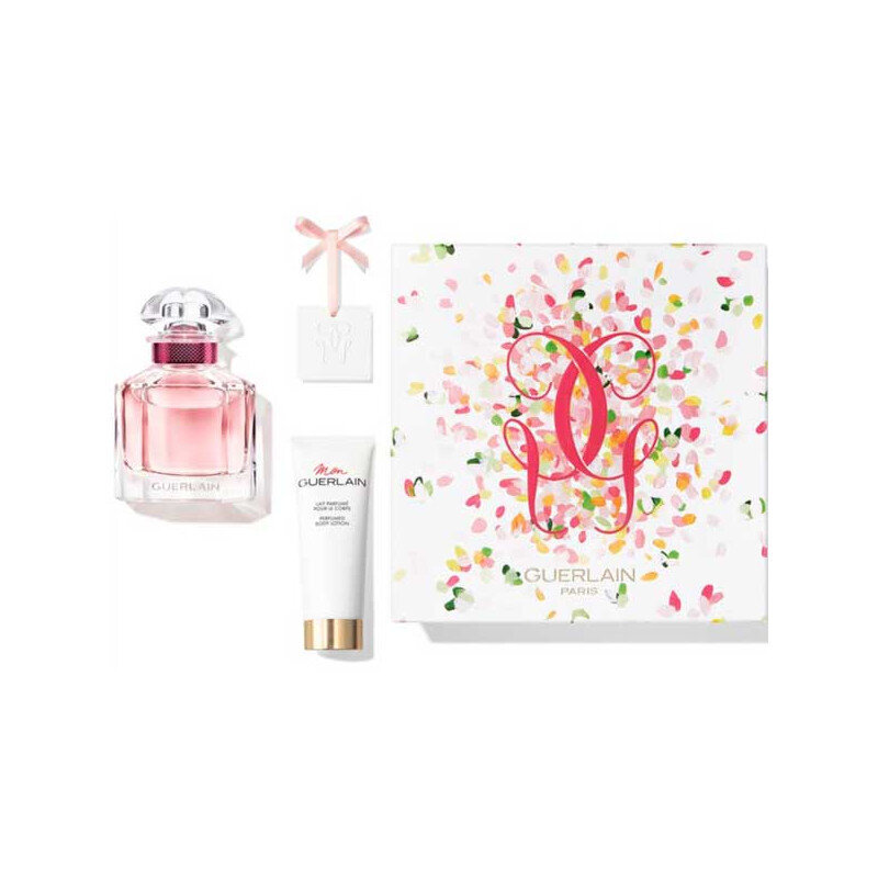 Komplekt Guerlain Mon Guerlain Bloom of Rose naistele: tualettvesi EDT, 50 ml + kehakreem, 75 ml hind ja info | Naiste parfüümid | kaup24.ee