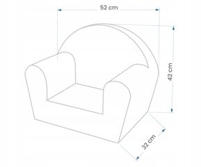 Laste tugitool Tex-Im, 52x43 cm hind ja info | Lastetoa kott-toolid, tugitoolid ja tumbad | kaup24.ee