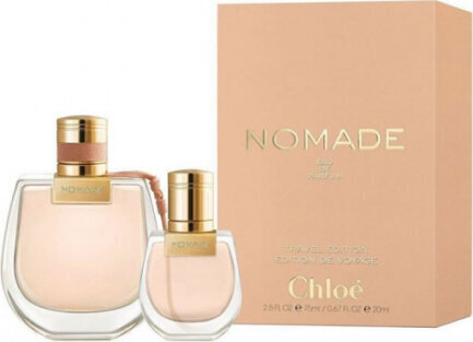 Komplekt Chloé Nomade naistele: Eau de Parfum EDP, 75 ml + 20 ml hind ja info | Naiste parfüümid | kaup24.ee