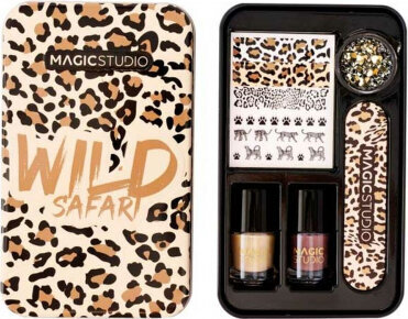Maniküüri komplekt Magic Studio Wild Safari Savage Nail Art, 6 tk. hind ja info | Küünelakid, küünetugevdajad | kaup24.ee