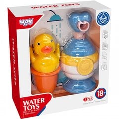 Vannimänguasja komplekt koos seebidosaatoriga Woopie, sinine hind ja info | Imikute mänguasjad | kaup24.ee