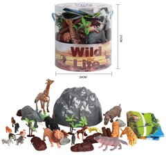 Komplekt Woopie Safari loomad, 34 tk hind ja info | Poiste mänguasjad | kaup24.ee