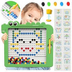 Montessori magnetiline tahvel MagPad Woopie, roheline цена и информация | Развивающие игрушки | kaup24.ee