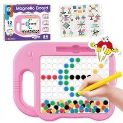 Магнитная доска Монтессори MagPad WOOPIE слон, розовая цена и информация | Развивающие игрушки | kaup24.ee