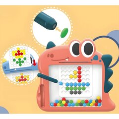 Montessori magnetiline tahvel MagPad Woopie, roosa цена и информация | Развивающие игрушки | kaup24.ee