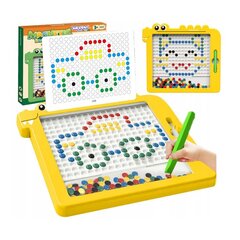 Montessori magnetiline tahvel MagPad Woopie, kollane цена и информация | Развивающие игрушки | kaup24.ee