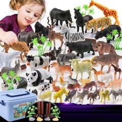 Набор фигурок животных WOOPIE, 58 шт. цена и информация | Игрушки для мальчиков | kaup24.ee