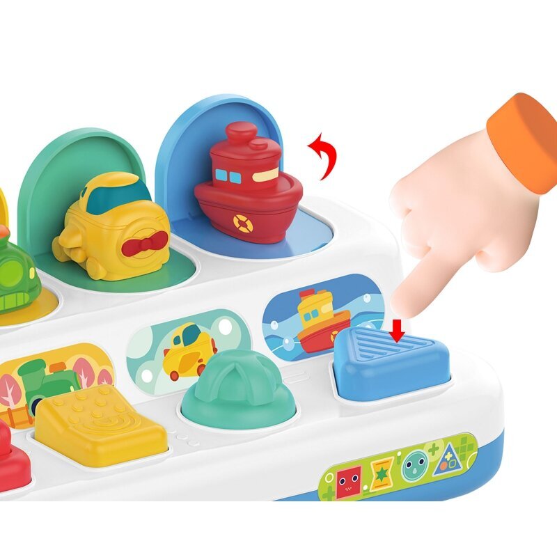 Interaktiivne pop-up sõidukite mäng Woopie hind ja info | Imikute mänguasjad | kaup24.ee