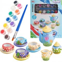 Творческий чайный набор для рисования WOOPIE цена и информация | Развивающие игрушки | kaup24.ee