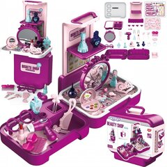 Kosmeetikasalong kohvris koos tarvikutega 2in1 Woopie hind ja info | Tüdrukute mänguasjad | kaup24.ee