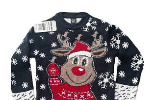 Рождественский детский свитер, синий цена и информация | Свитеры, жилетки, пиджаки для мальчиков | kaup24.ee