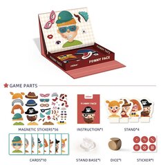 MiDeer Магнитный игровой набор Забавные лица цена и информация | Развивающие игрушки и игры | kaup24.ee