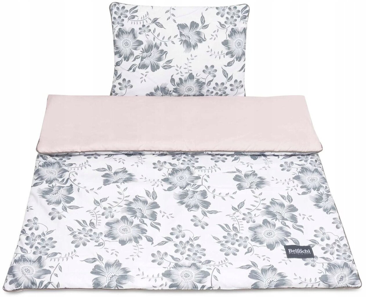 Kahepoolne voodipesu beebile "Pink Berry", 75x100cm hind ja info | Beebide ja laste voodipesu | kaup24.ee