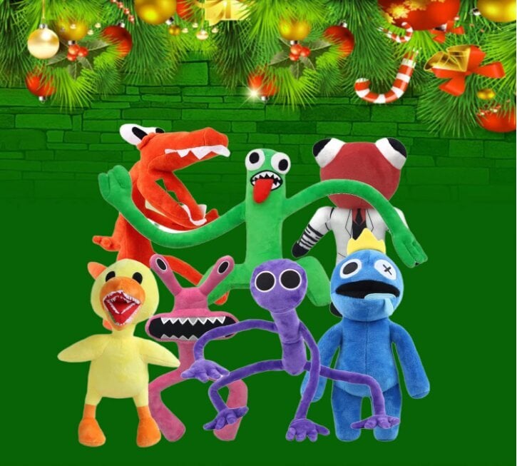 Pehmete mänguasjade komplekt Rainbow Friends, 7 sõpra цена и информация | Pehmed mänguasjad | kaup24.ee