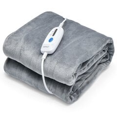 Одеяло с электроподогревом 150 х 200 см Costway, серое цена и информация | Согревающие приборы | kaup24.ee