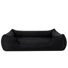 Лежак Doggy Princess Megan, XL 85х65 см, черный цвет цена и информация | Лежаки, домики | kaup24.ee
